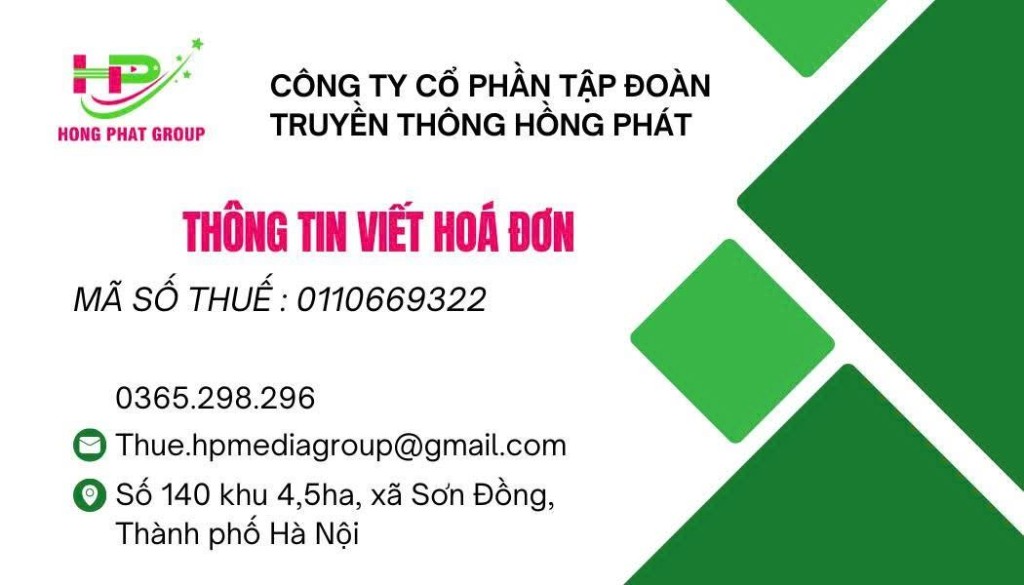 Card visit Hong Phat Travel