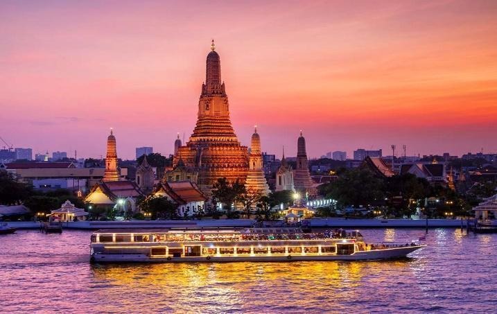 TRẢI NGHIỆM DU THUYỀN TR&Ecirc;N S&Ocirc;NG CHAO PHRAYA NGẮM NH&Igrave;N THỦ Đ&Ocirc; BANGKOK